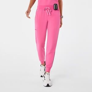 Figs Zamora Jogger Scrub Pants- XL F*ing Pink